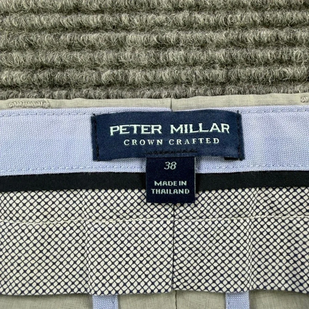 Peter Millar Crown Crafted Surge Performance Shorts Mens 38 Tailored Fit Tan